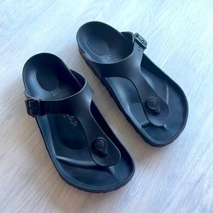 Black Birkenstock Evas
